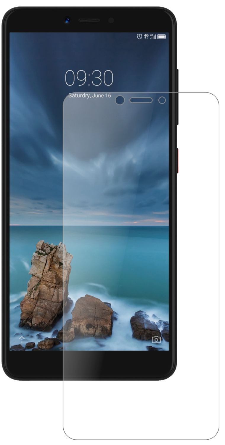 ZTEBlade A7 Vita mit aufgebrachter dipos Panzerfolie, die lästige Fingerabdrücke minimiert