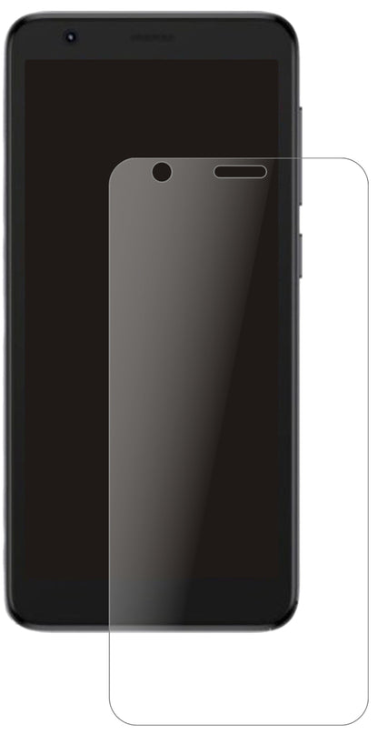 ZTEBlade L9 mit aufgebrachter dipos Panzerfolie, die lästige Fingerabdrücke minimiert