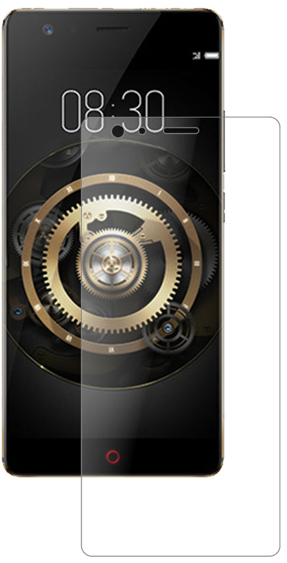 ZTENubia Z17 Lite mit aufgebrachter dipos Panzerfolie, die lästige Fingerabdrücke minimiert