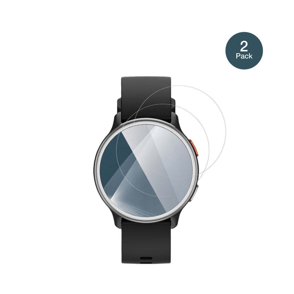 2x 9H Schutzfolie für aeac 1.27 Smartwatch Panzerfolie