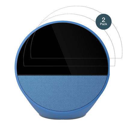 AmazonEcho Spot 2024 mit aufgebrachter dipos Flex Schutzfolie, glasklare Darstellung ohne Einschränkungen