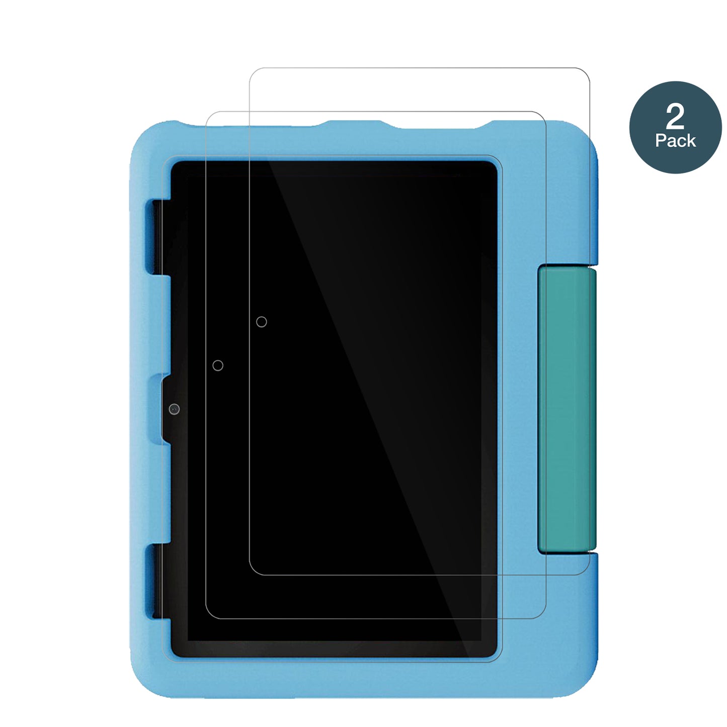 AmazonFire HD 8 Kids 2024 mit aufgebrachter dipos Flex Schutzfolie, glasklare Darstellung ohne Einschränkungen