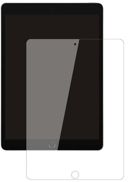 AppleiPad 10.2 Zoll (2021) mit aufgebrachter dipos Flex Schutzfolie, glasklare Darstellung ohne Einschränkungen