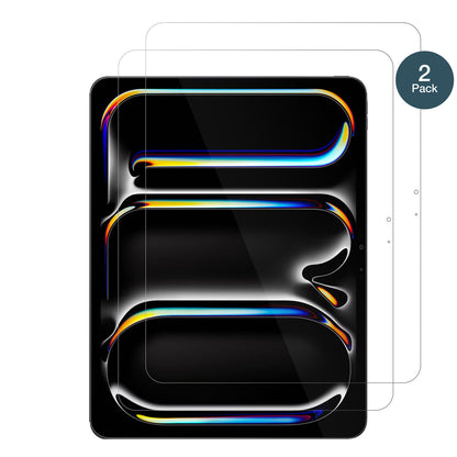 AppleiPad Pro 13 Zoll M4 2024 mit aufgebrachter dipos Flex Schutzfolie, glasklare Darstellung ohne Einschränkungen