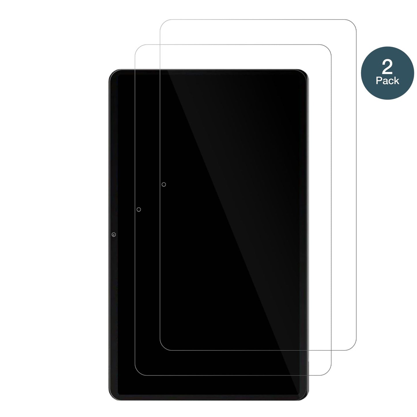 AzampTablet MES B3 mit aufgebrachter dipos Flex Schutzfolie, glasklare Darstellung ohne Einschränkungen