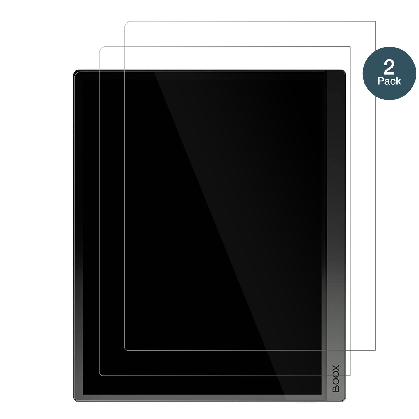 BooxTab Ultra C 10.3 Zoll mit aufgebrachter dipos Flex Schutzfolie, glasklare Darstellung ohne Einschränkungen