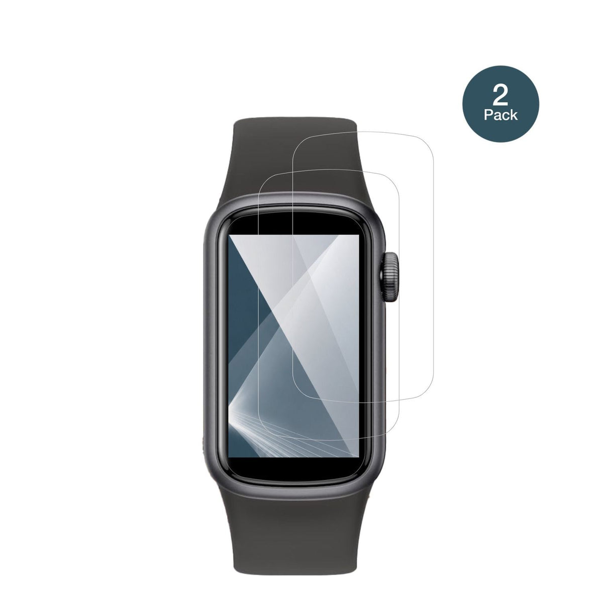 BUTFORFITFitness Tracker 1.47 mit aufgebrachter dipos Flex Schutzfolie, glasklare Darstellung ohne Einschränkungen