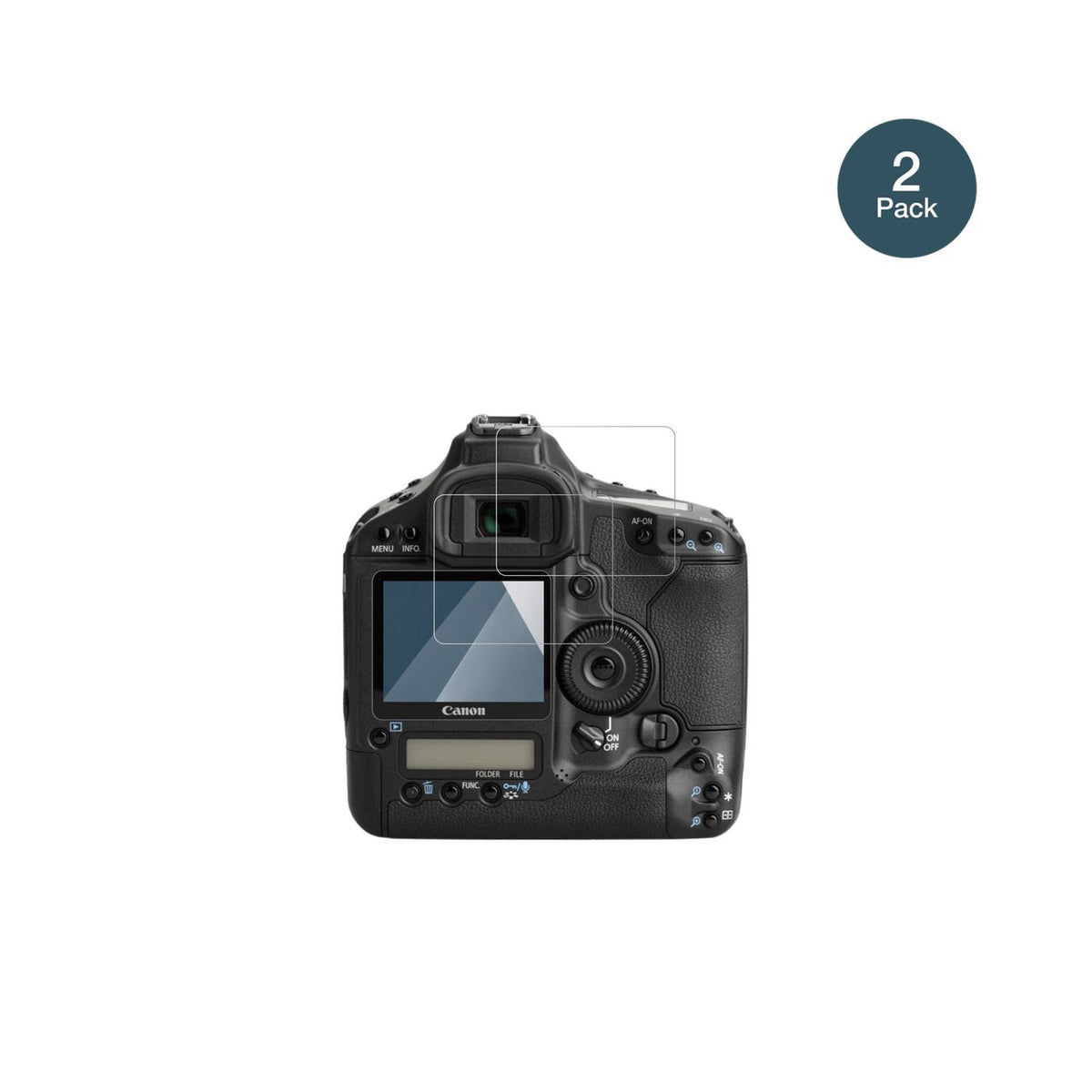 2x 9H Schutzfolie für Canon EOS 1D 1Ds 1Dn Panzerfolie