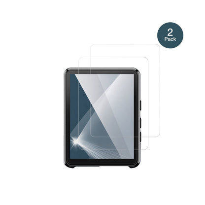 CetoonT58-1 MP3-Player mit aufgebrachter dipos Flex Schutzfolie, glasklare Darstellung ohne Einschränkungen