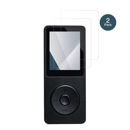 CoalwopMP3 Player 64GB mit aufgebrachter dipos Flex Schutzfolie, glasklare Darstellung ohne Einschränkungen