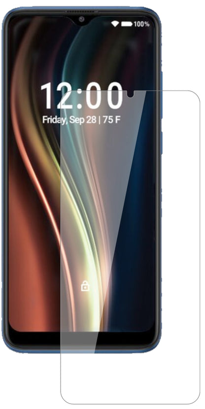 CoolpadLegacy 5G mit aufgebrachter dipos Flex Schutzfolie, glasklare Darstellung ohne Einschränkungen