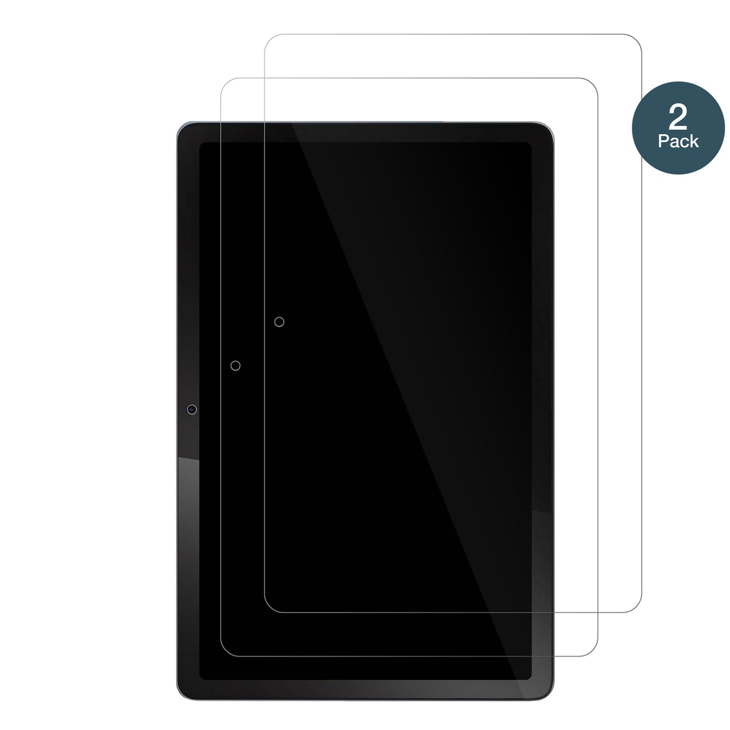CwowdefuTablet 10 Zoll mit aufgebrachter dipos Flex Schutzfolie, glasklare Darstellung ohne Einschränkungen