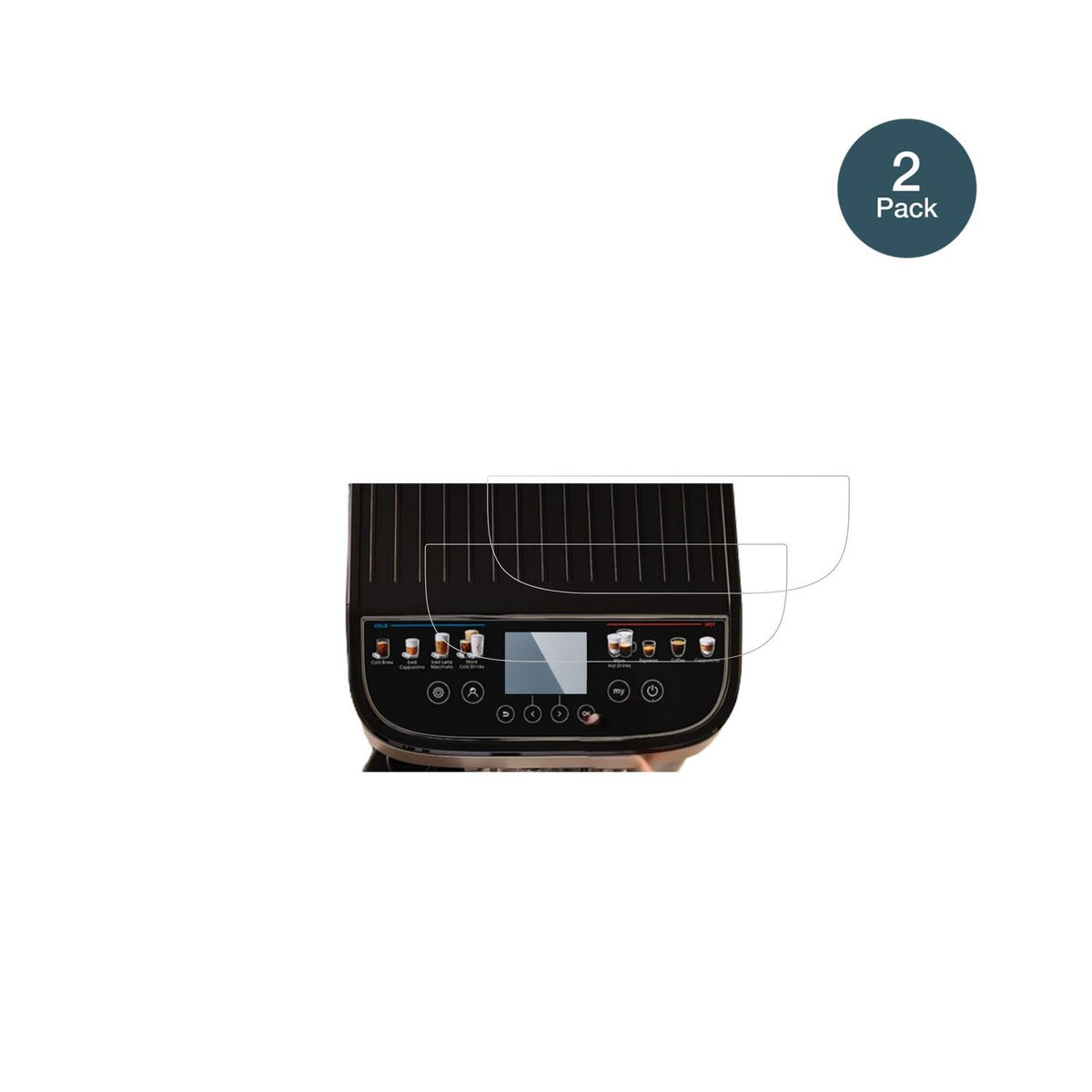 2x 9H Schutzfolie für DeLonghi Magnifica Duo ECAM330.80 Panzerfolie