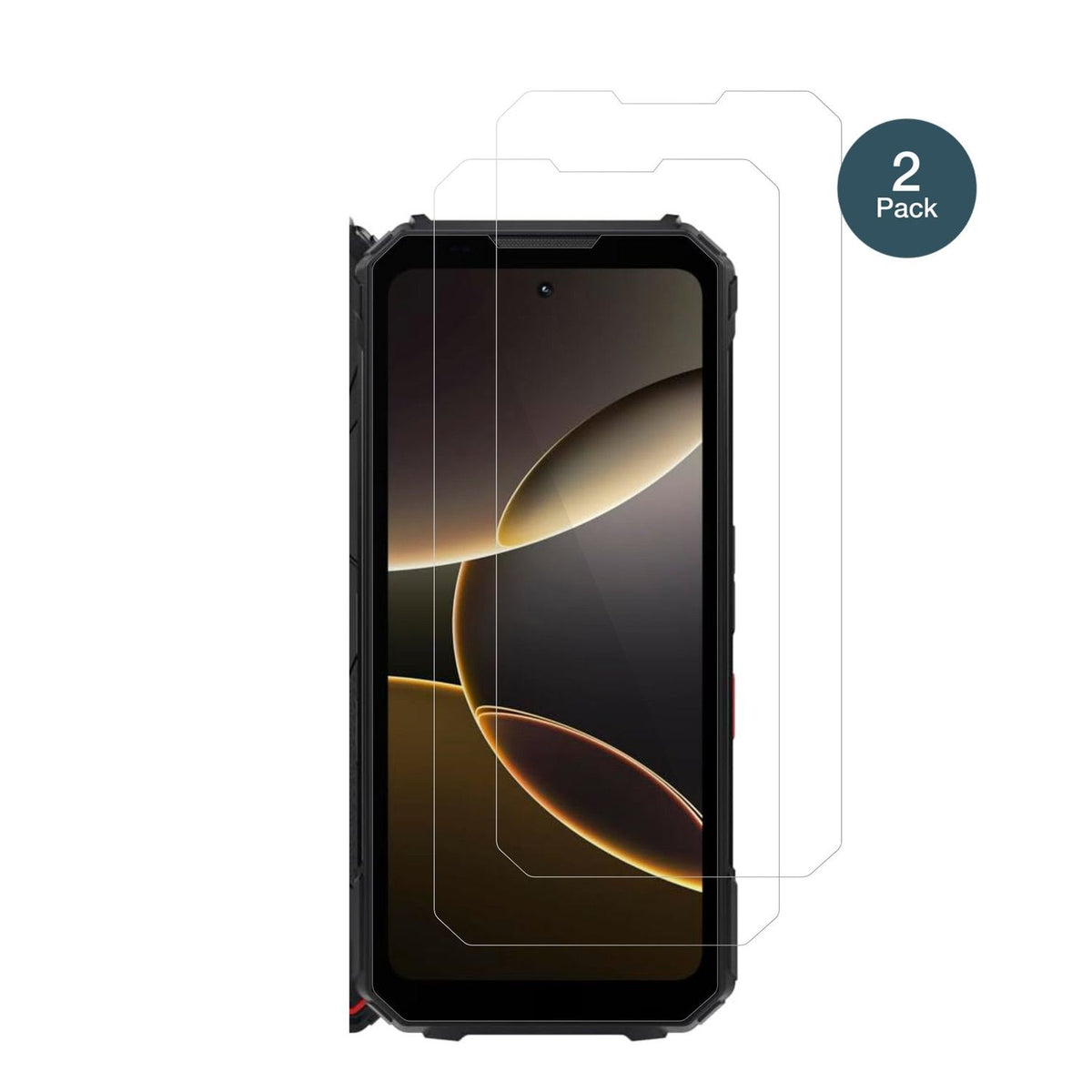 DOOGEEV Max LR 5G mit aufgebrachter dipos Flex Schutzfolie, glasklare Darstellung ohne Einschränkungen