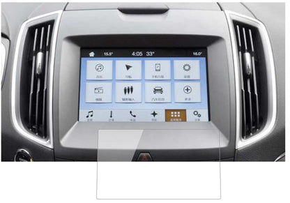 FordRanger Wildtrak Navigation Sync3 mit aufgebrachter dipos Flex Schutzfolie, glasklare Darstellung ohne Einschränkungen