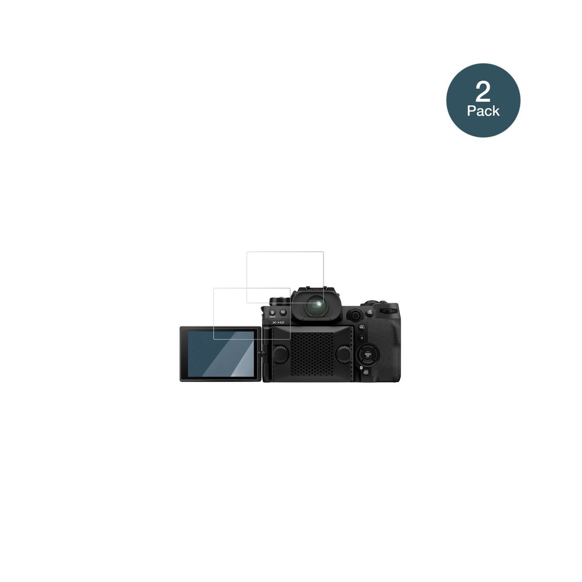 2x 9H Schutzfolie für Fujifilm X-H2 Panzerfolie