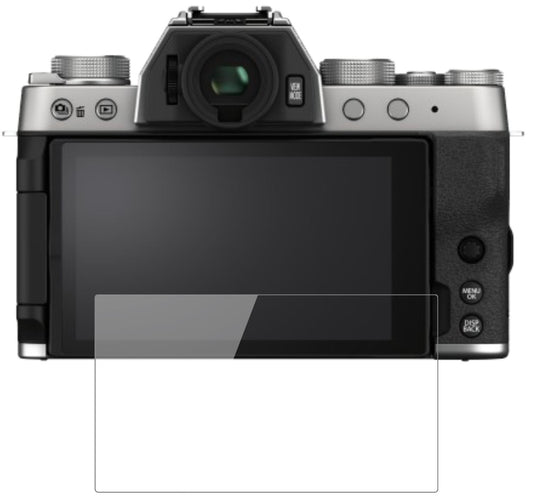 FujifilmX-T200 mit aufgebrachter dipos Flex Schutzfolie, glasklare Darstellung ohne Einschränkungen