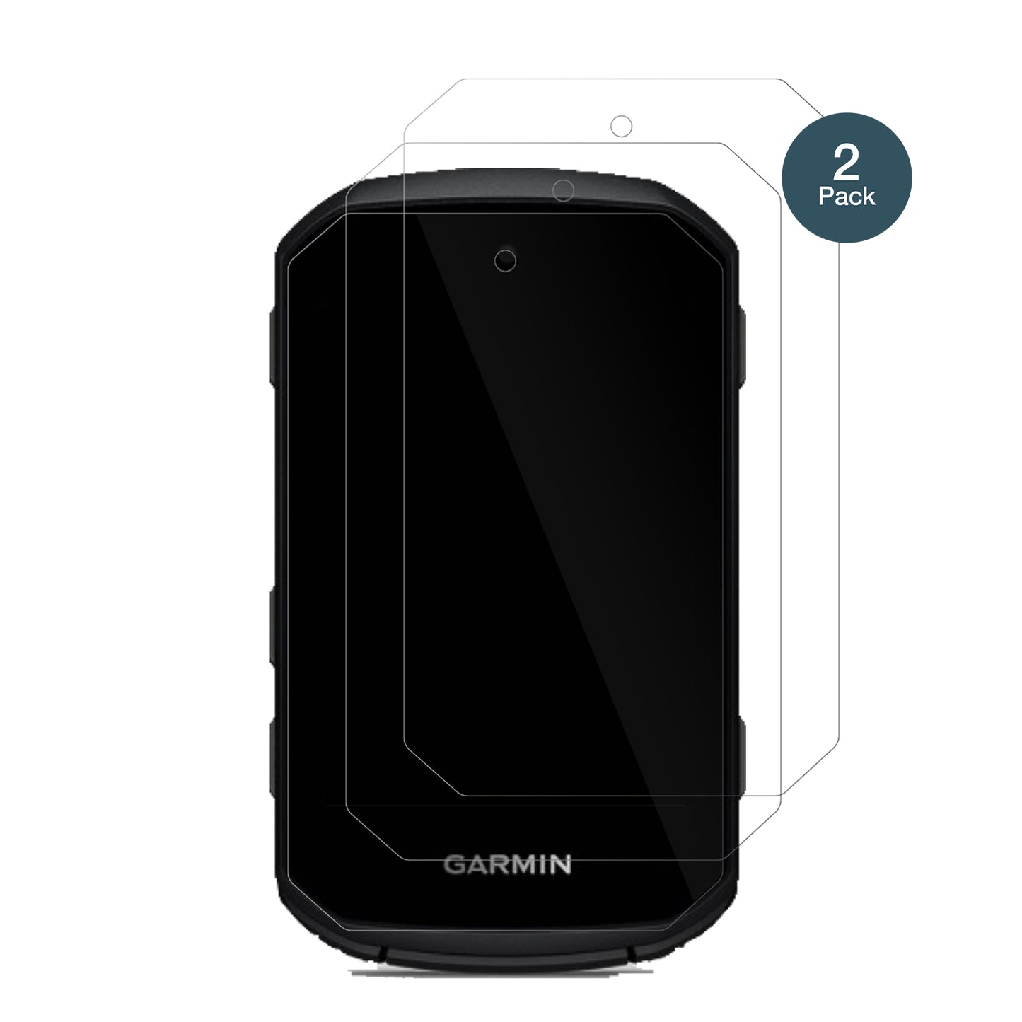 GarminEdge 550 mit aufgebrachter dipos Flex Schutzfolie, glasklare Darstellung ohne Einschränkungen