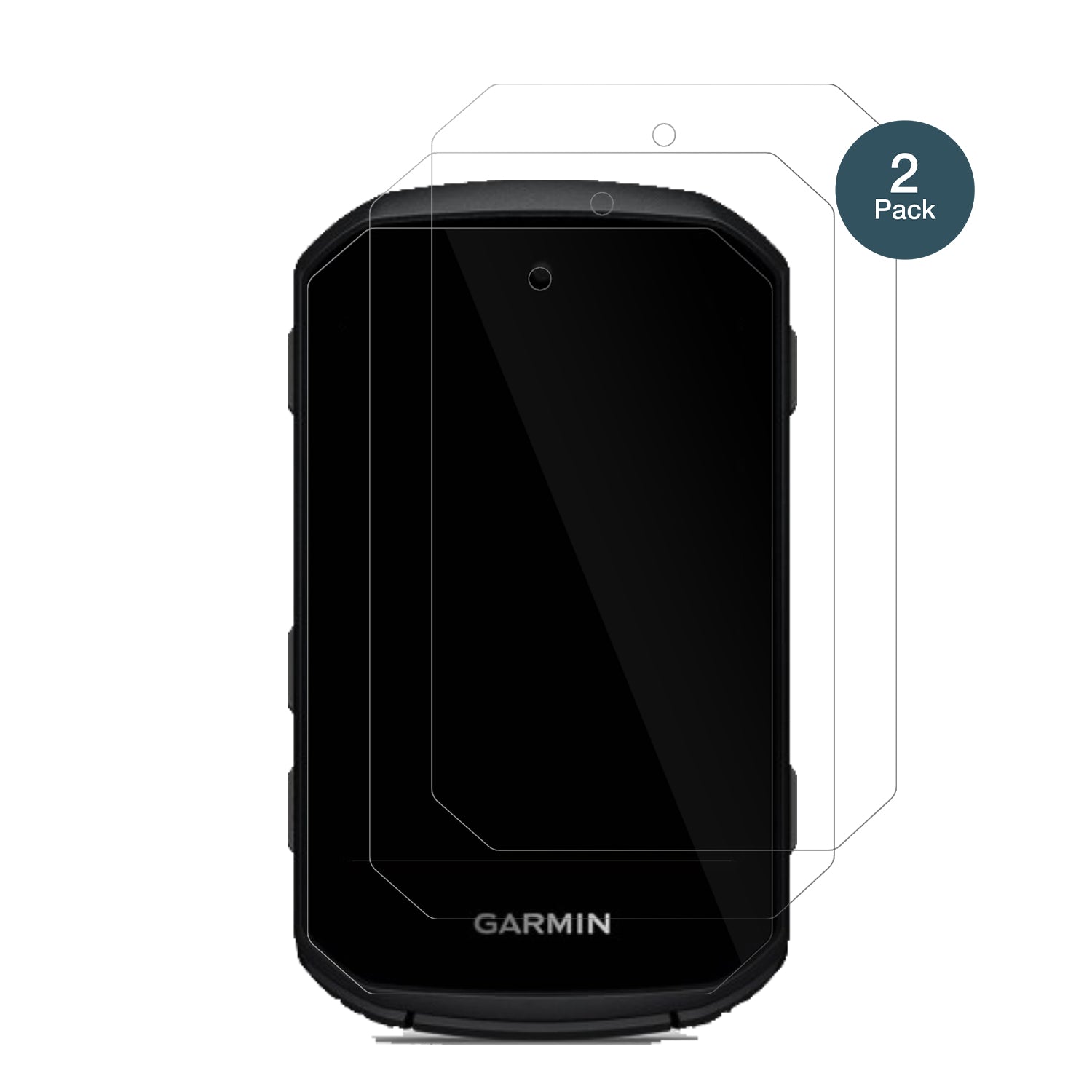 GarminEdge 550 mit aufgebrachter dipos Flex Schutzfolie, glasklare Darstellung ohne Einschränkungen