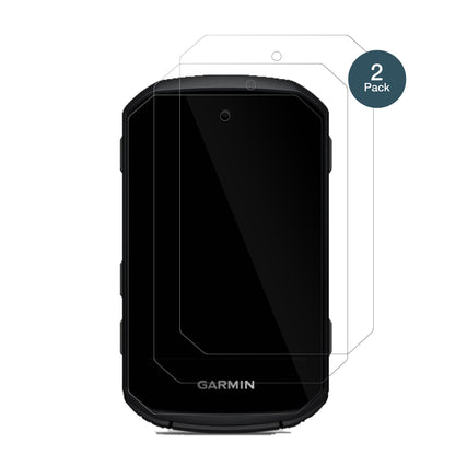 GarminEdge 550 mit aufgebrachter dipos Flex Schutzfolie, glasklare Darstellung ohne Einschränkungen