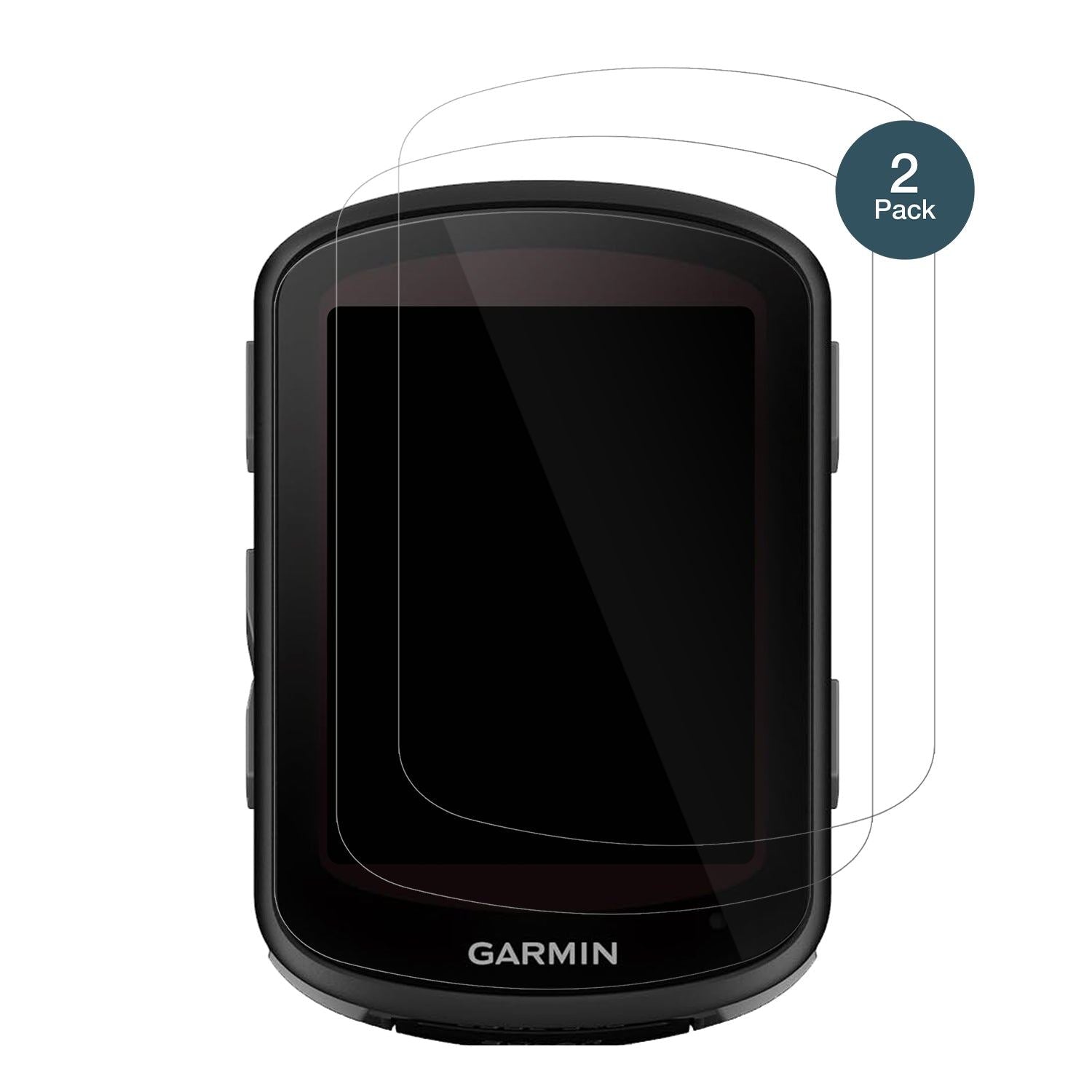 GarminEdge 540 Solar mit aufgebrachter dipos Flex Schutzfolie, glasklare Darstellung ohne Einschränkungen