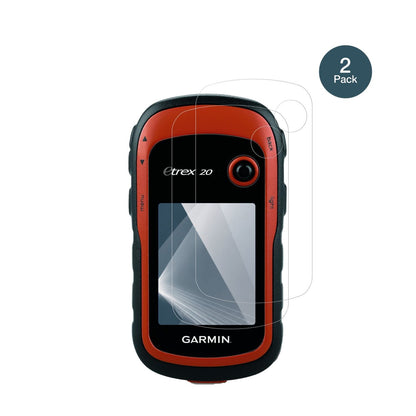 GarmineTrex 20 mit aufgebrachter dipos Flex Schutzfolie, glasklare Darstellung ohne Einschränkungen