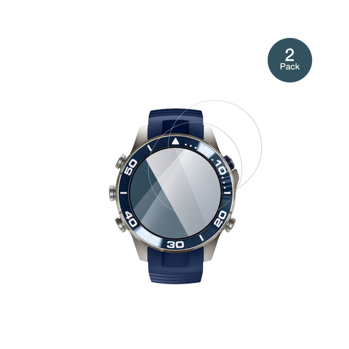 2x 9H Schutzfolie für Garmin MARQ Diver Panzerfolie