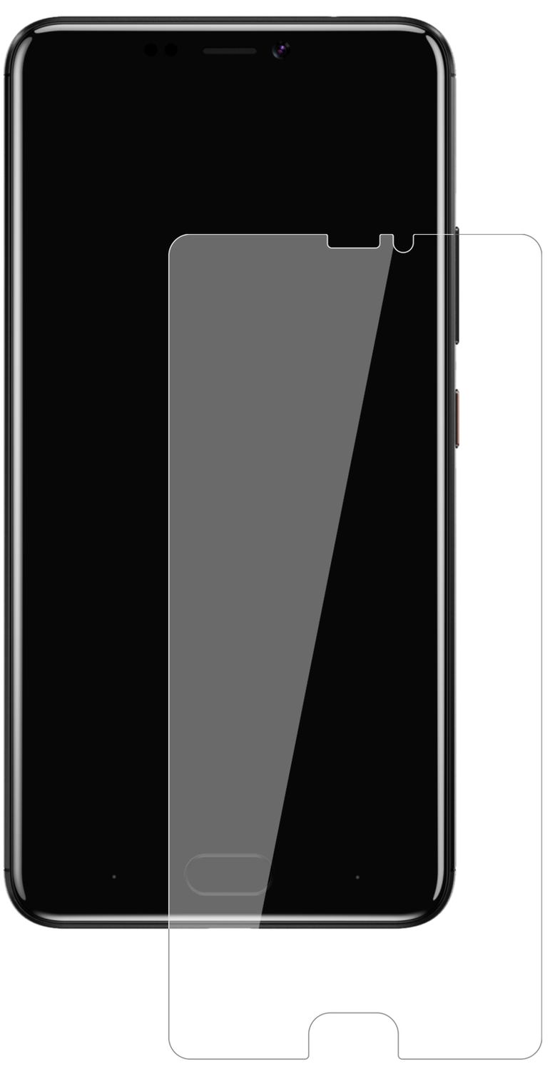 GioneeA1 lite mit aufgebrachter dipos Flex Schutzfolie, glasklare Darstellung ohne Einschränkungen