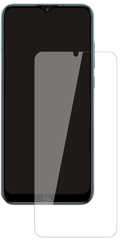 GioneeS12 Lite mit aufgebrachter dipos Flex Schutzfolie, glasklare Darstellung ohne Einschränkungen