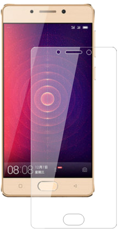 GioneeSteel 2 mit aufgebrachter dipos Flex Schutzfolie, glasklare Darstellung ohne Einschränkungen