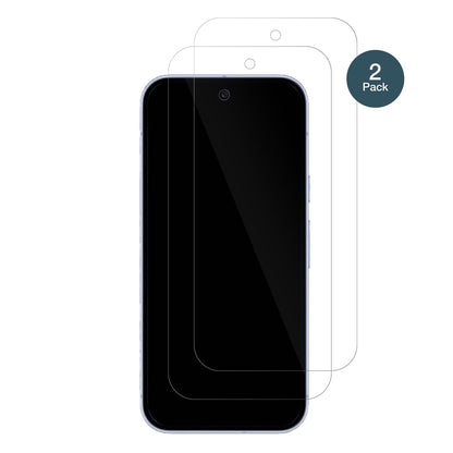 GooglePixel 10 mit aufgebrachter dipos Flex Schutzfolie, glasklare Darstellung ohne Einschränkungen