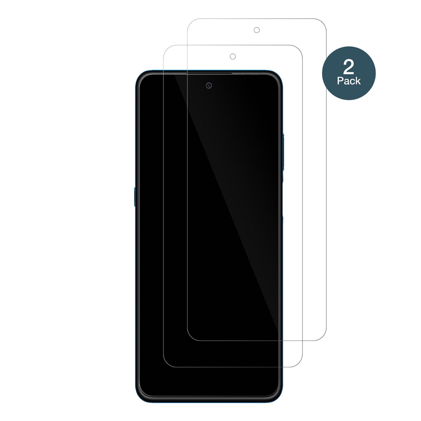 HisenseInfinity H60 Lite mit aufgebrachter dipos Flex Schutzfolie, glasklare Darstellung ohne Einschränkungen