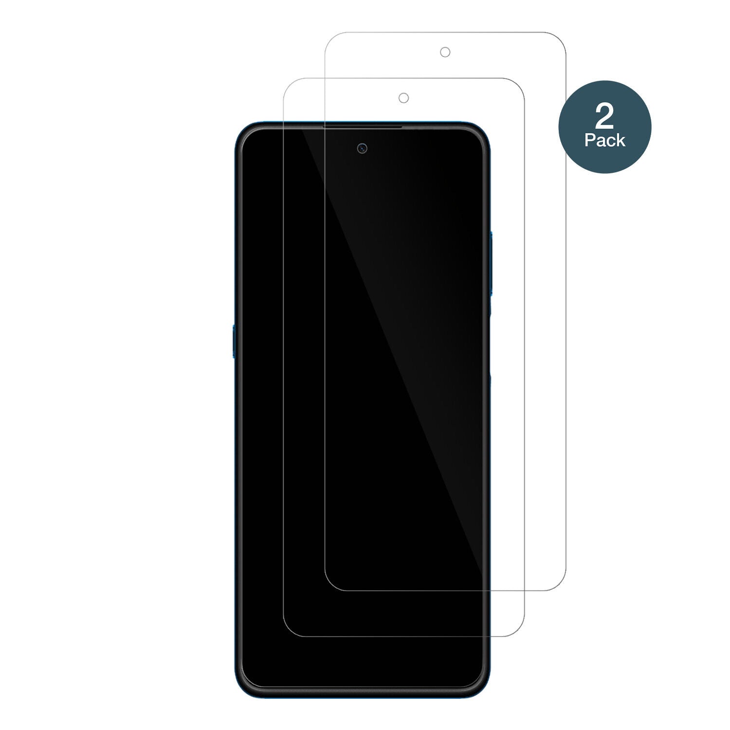 HisenseInfinity H60 Lite mit aufgebrachter dipos Flex Schutzfolie, glasklare Darstellung ohne Einschränkungen
