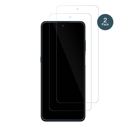 HisenseInfinity H60 Lite mit aufgebrachter dipos Flex Schutzfolie, glasklare Darstellung ohne Einschränkungen