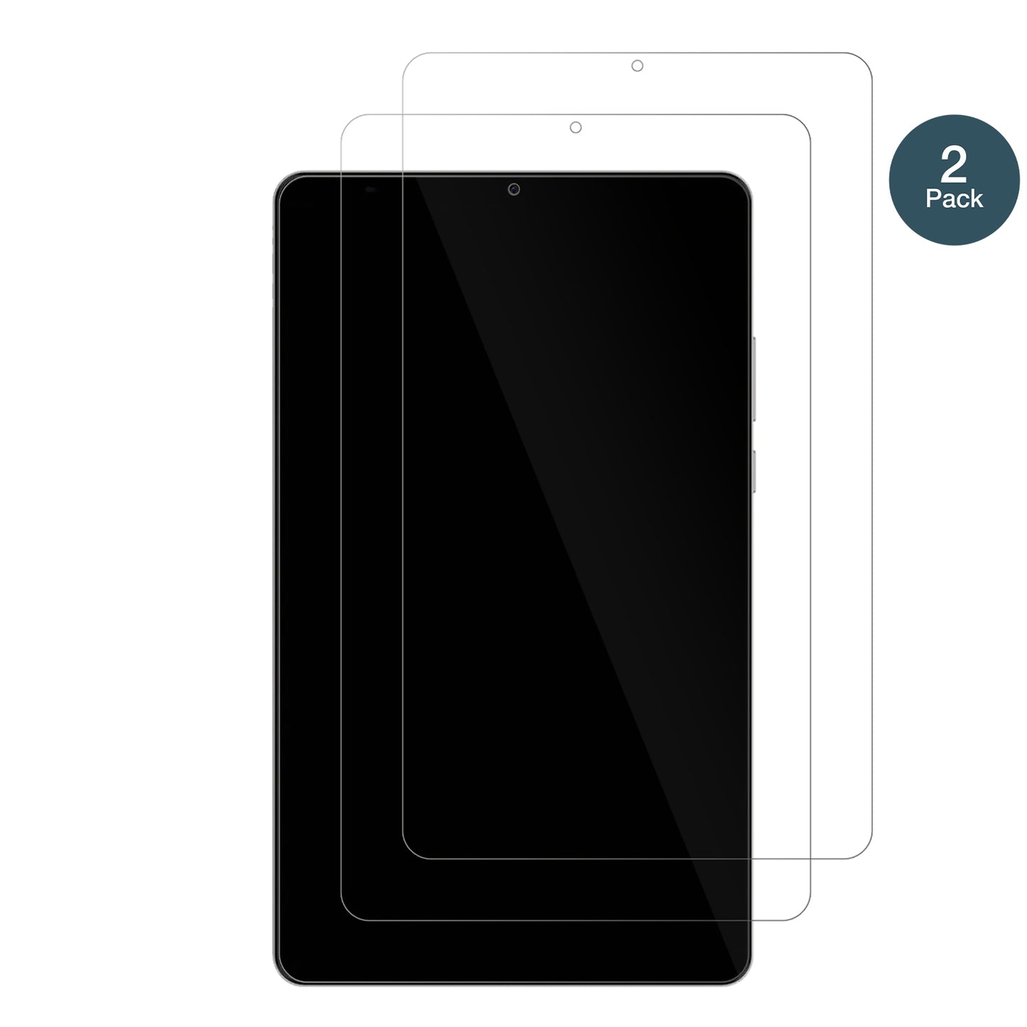 HonorPad X7 mit aufgebrachter dipos Flex Schutzfolie, glasklare Darstellung ohne Einschränkungen
