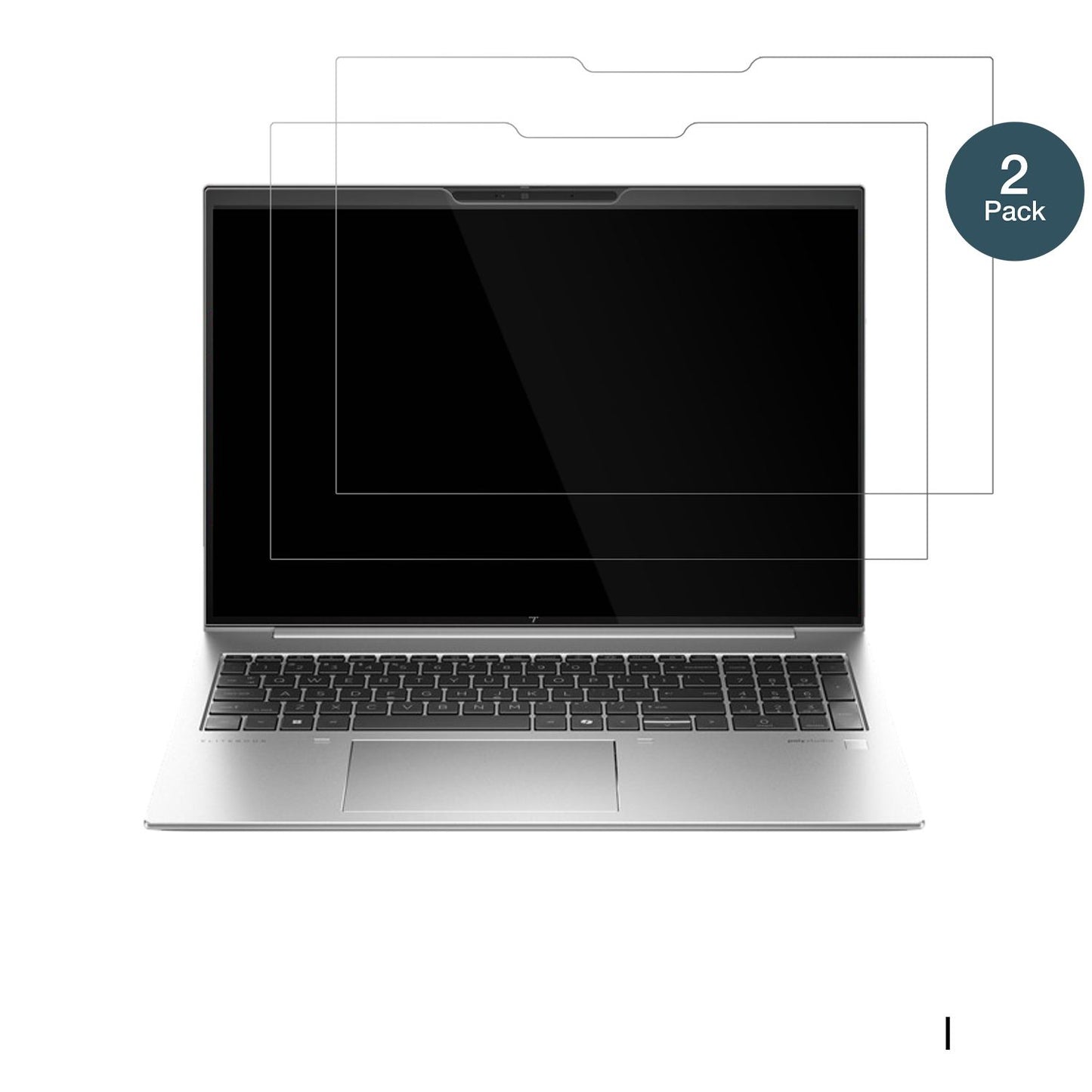 HPEliteBook 860 G11 16 Zoll mit aufgebrachter dipos Flex Schutzfolie, glasklare Darstellung ohne Einschränkungen