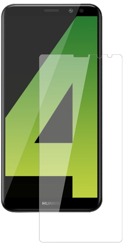 HuaweiMate 10 Lite mit aufgebrachter dipos Flex Schutzfolie, glasklare Darstellung ohne Einschränkungen