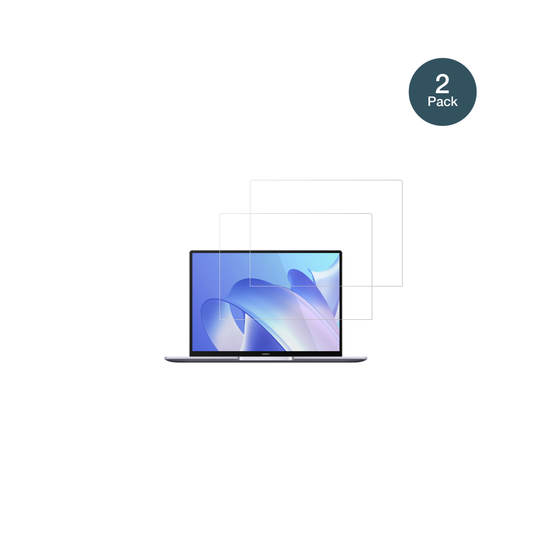 HuaweiMateBook 14 2021 mit aufgebrachter dipos Flex Schutzfolie, glasklare Darstellung ohne Einschränkungen