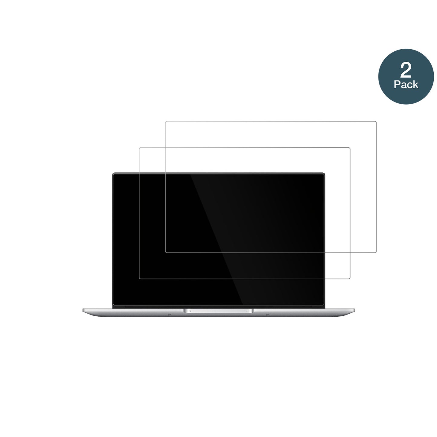 HuaweiMatebook 14 mit aufgebrachter dipos Flex Schutzfolie, glasklare Darstellung ohne Einschränkungen