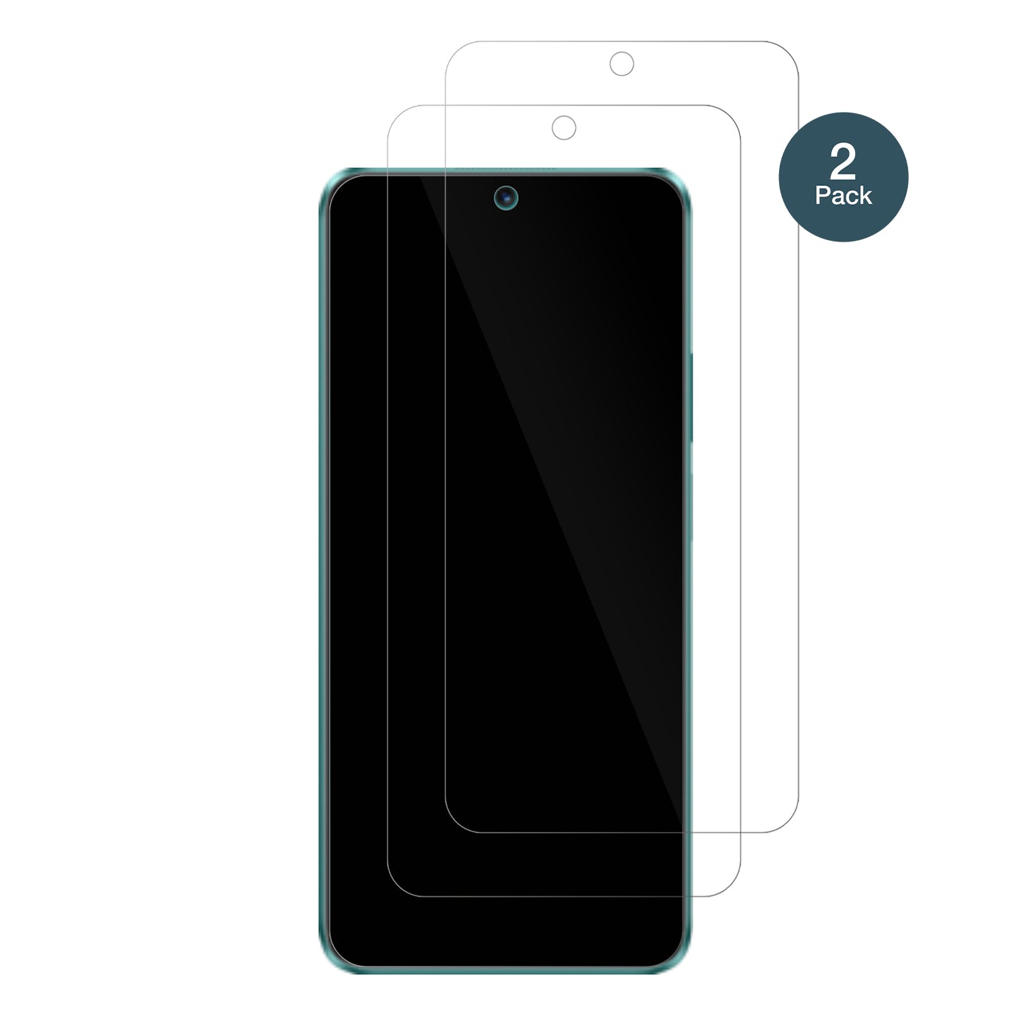 HuaweiNova 12i mit aufgebrachter dipos Flex Schutzfolie, glasklare Darstellung ohne Einschränkungen