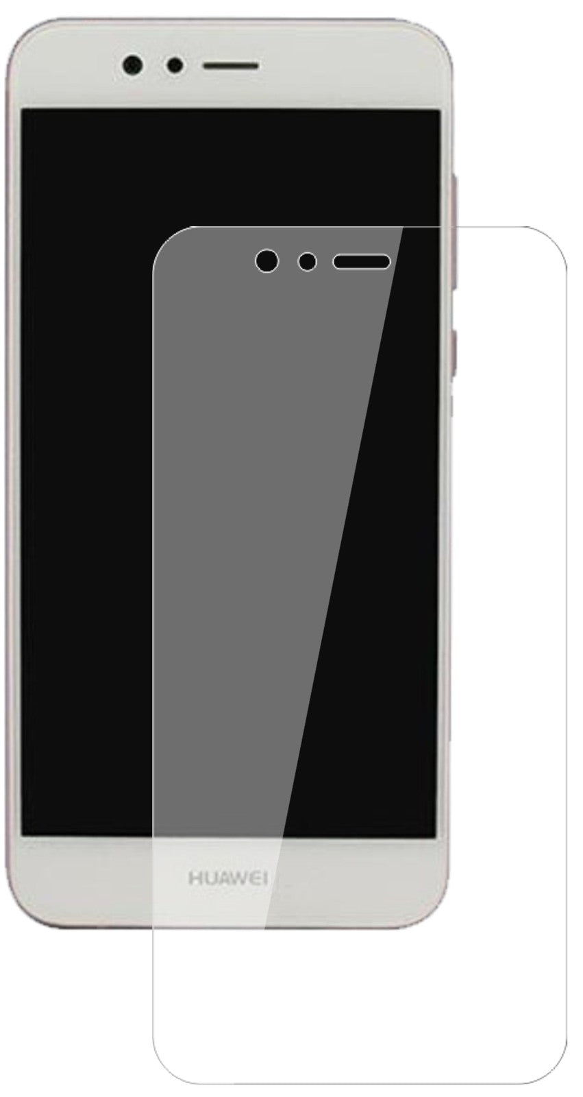 HuaweiNova 2 Plus mit aufgebrachter dipos Flex Schutzfolie, glasklare Darstellung ohne Einschränkungen