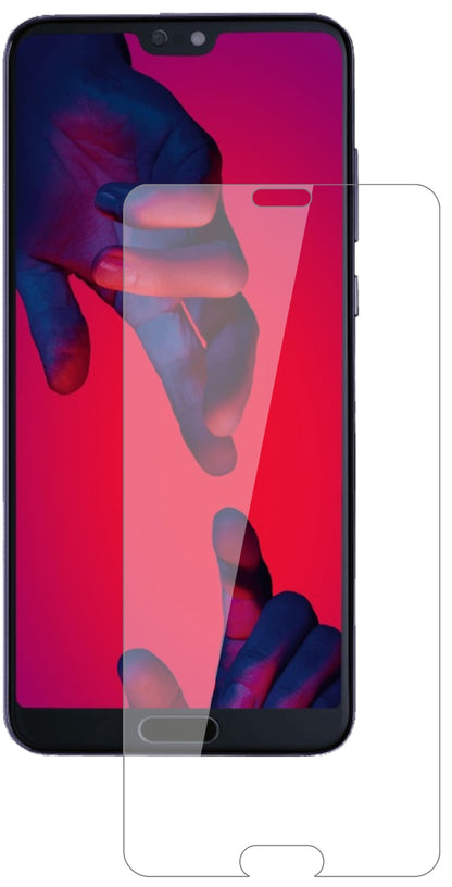 HuaweiP20 Pro mit aufgebrachter dipos Flex Schutzfolie, glasklare Darstellung ohne Einschränkungen