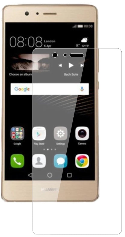 HuaweiP9 Lite 2017 mit aufgebrachter dipos Flex Schutzfolie, glasklare Darstellung ohne Einschränkungen