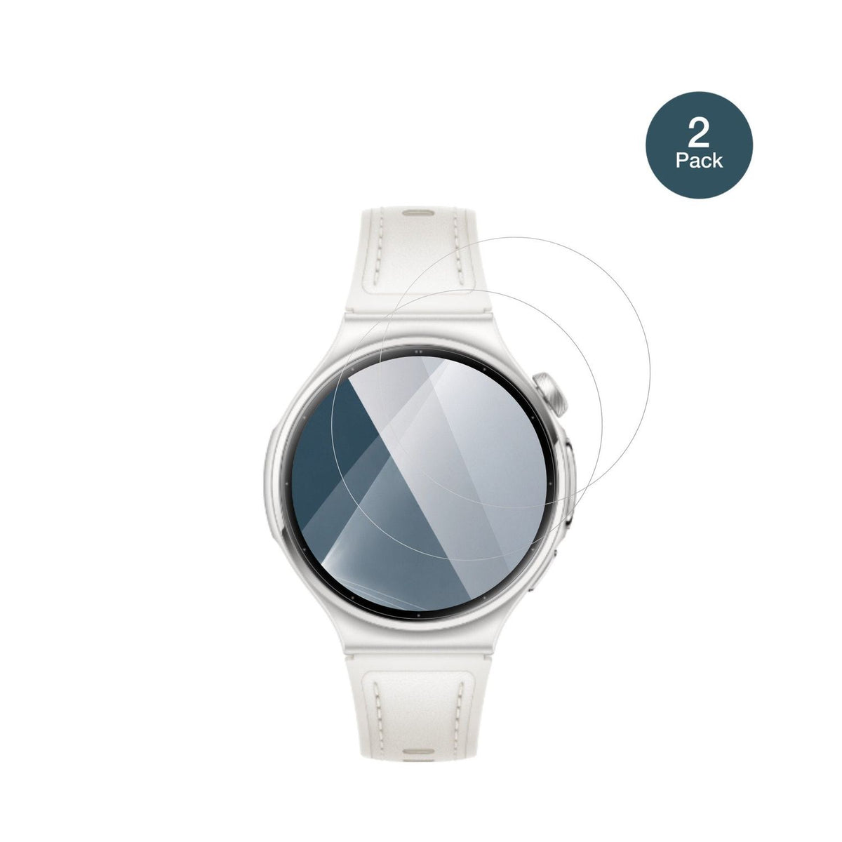 2x 9H Schutzfolie für Huawei Watch 6 42mm Panzerfolie