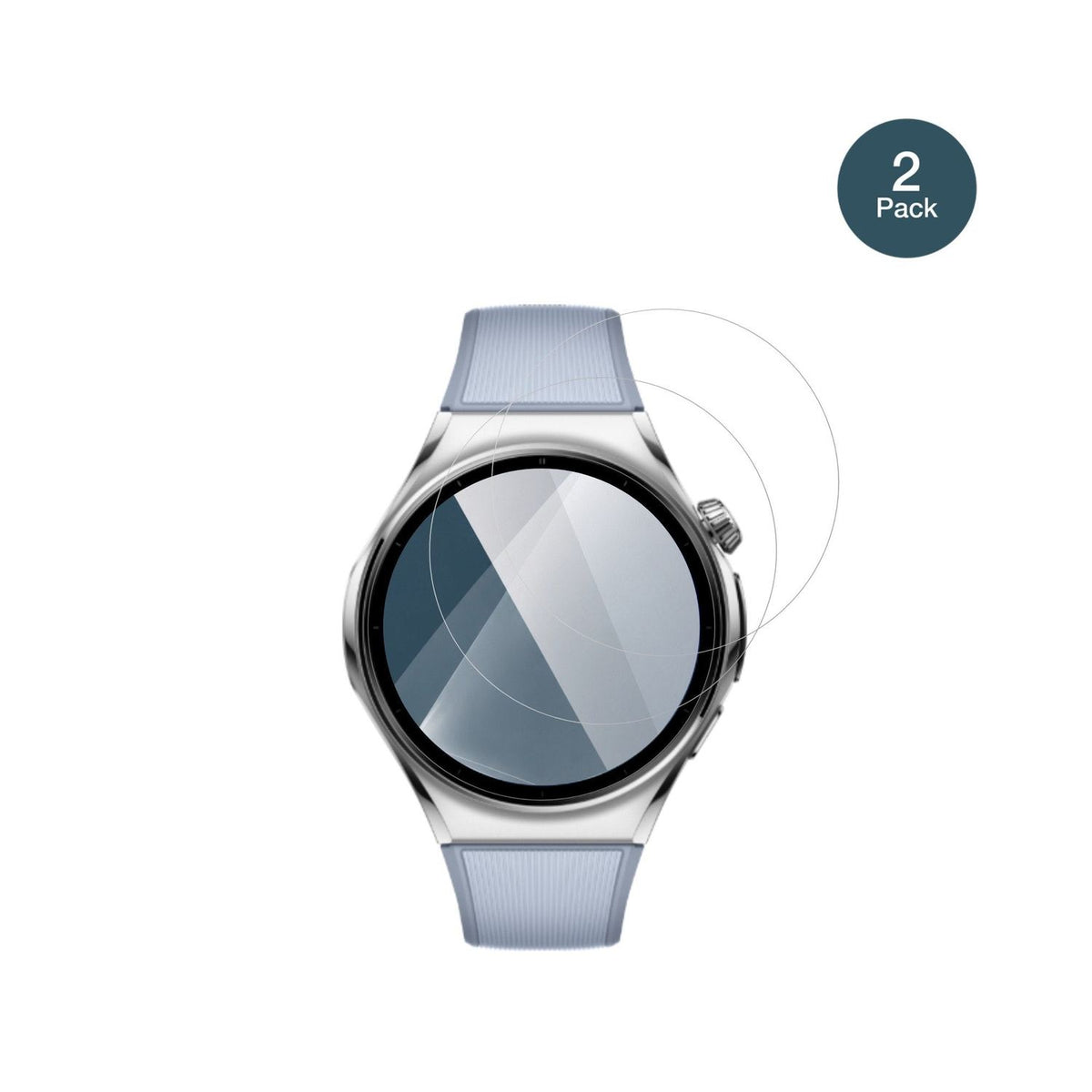 2x 9H Schutzfolie für Huawei Watch 6 46 mm Panzerfolie