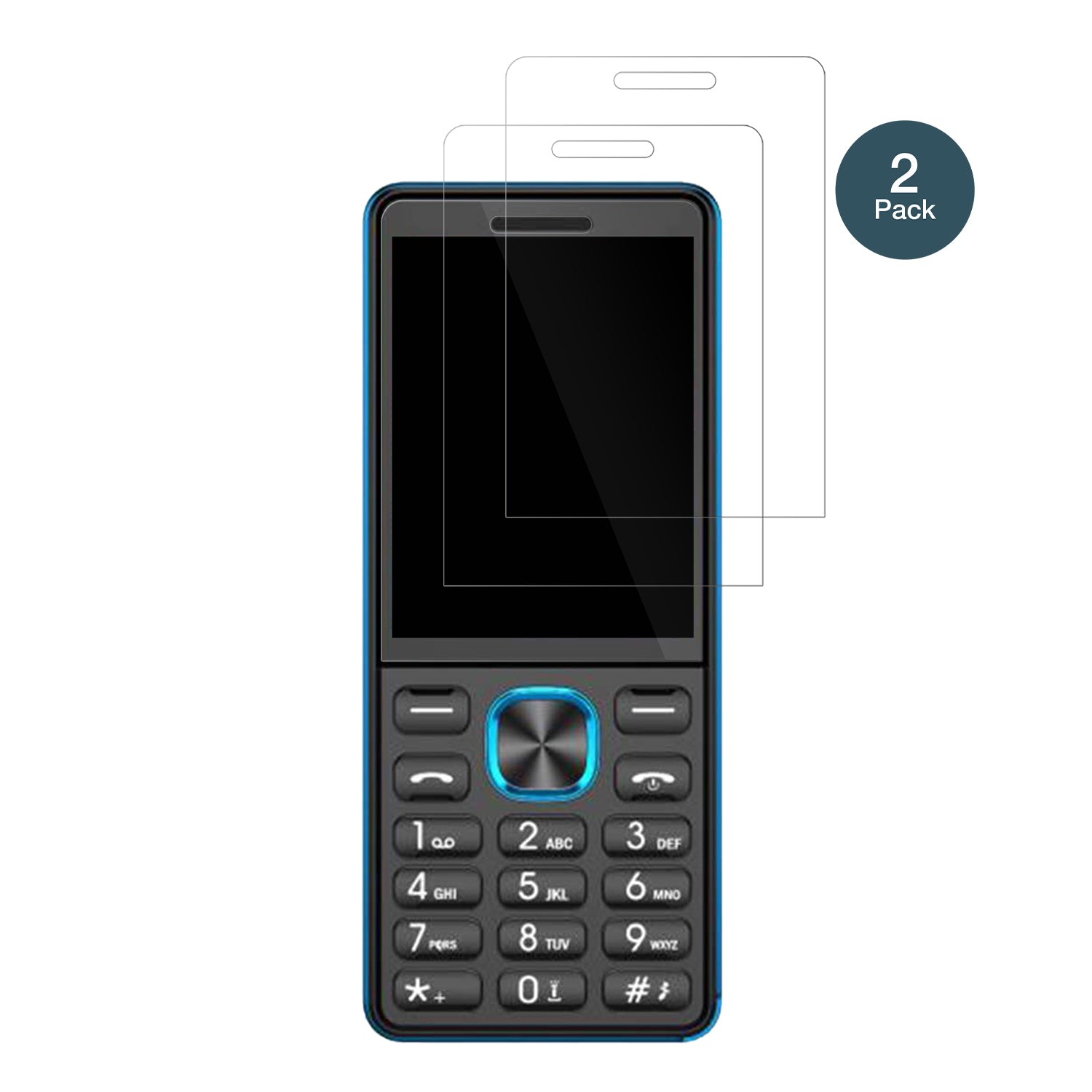 I KallK444 New mit aufgebrachter dipos Flex Schutzfolie, glasklare Darstellung ohne Einschränkungen