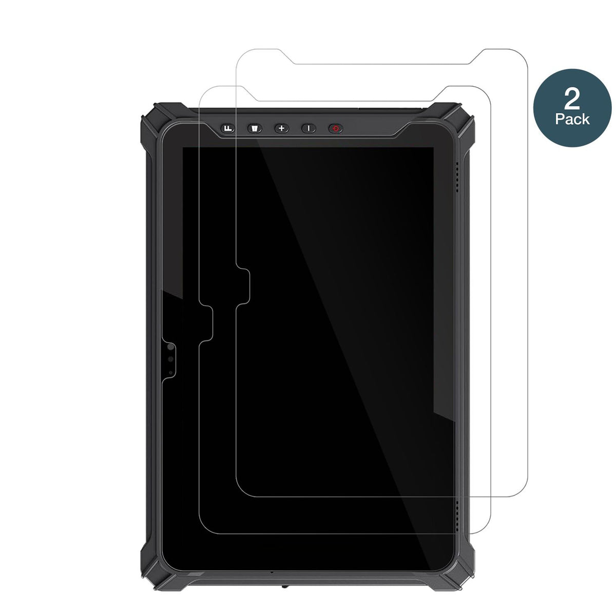 iEdgeT10W 10.1 Zoll mit aufgebrachter dipos Flex Schutzfolie, glasklare Darstellung ohne Einschränkungen