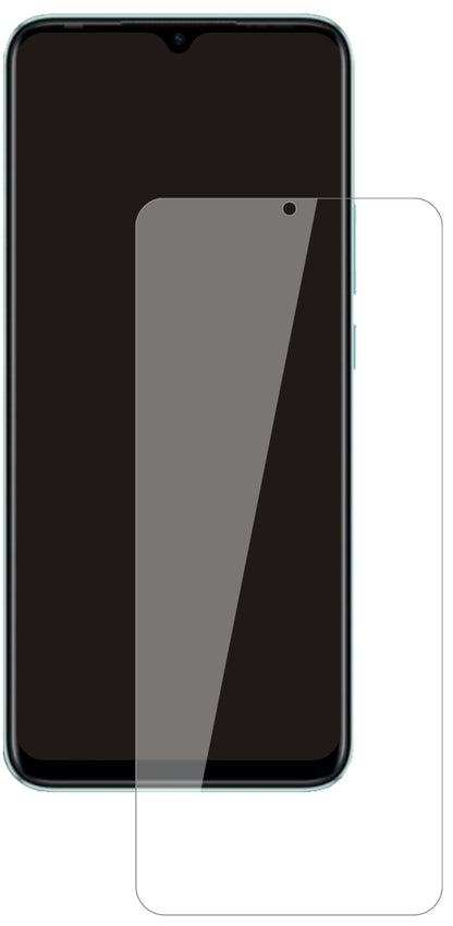 InfinixHot 10 Play mit aufgebrachter dipos Flex Schutzfolie, glasklare Darstellung ohne Einschränkungen