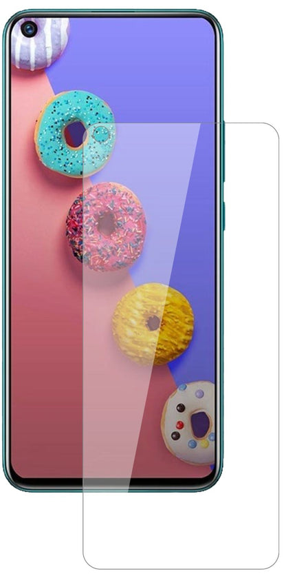 InfinixS5 mit aufgebrachter dipos Flex Schutzfolie, glasklare Darstellung ohne Einschränkungen