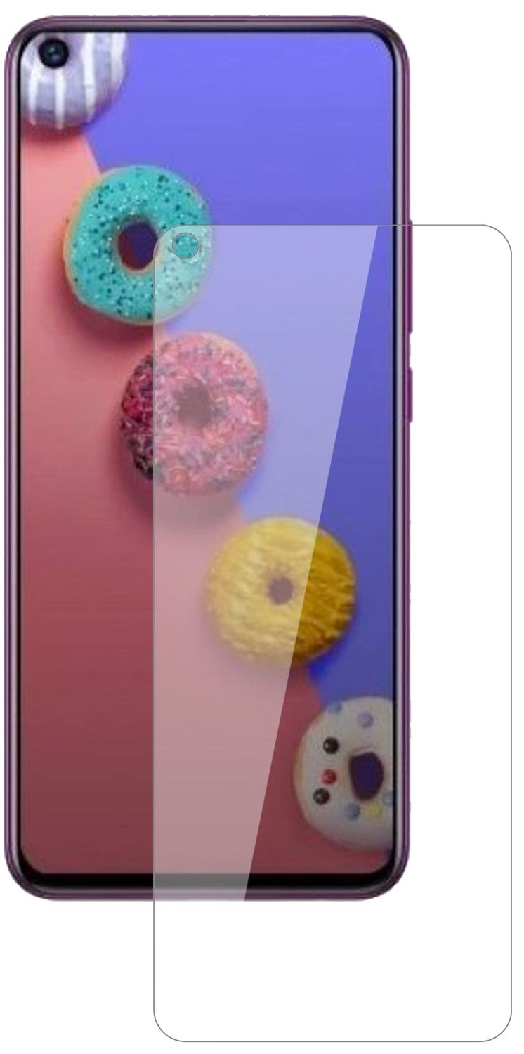 InfinixS5 Lite mit aufgebrachter dipos Flex Schutzfolie, glasklare Darstellung ohne Einschränkungen